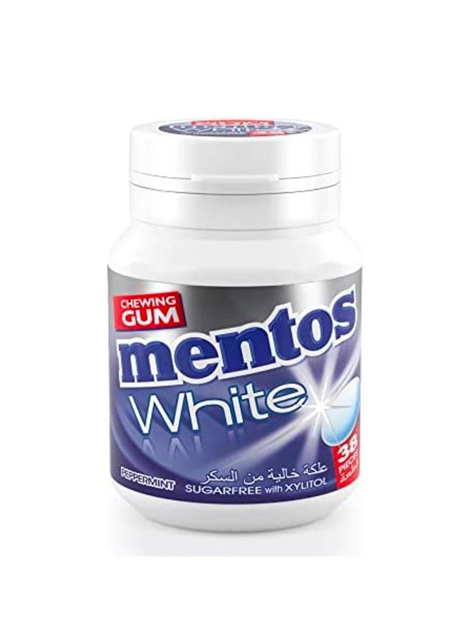 Mentos White Sweet Mint Chewing Gum, 54 g - Image 1