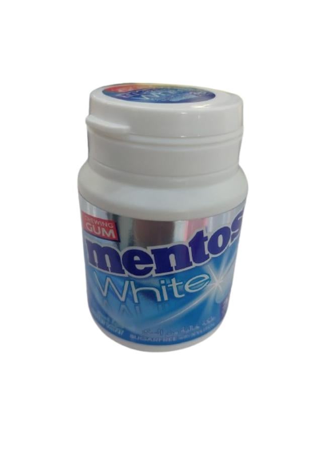 Mentos White Sweet Mint Chewing Gum, 54 g - Image 1