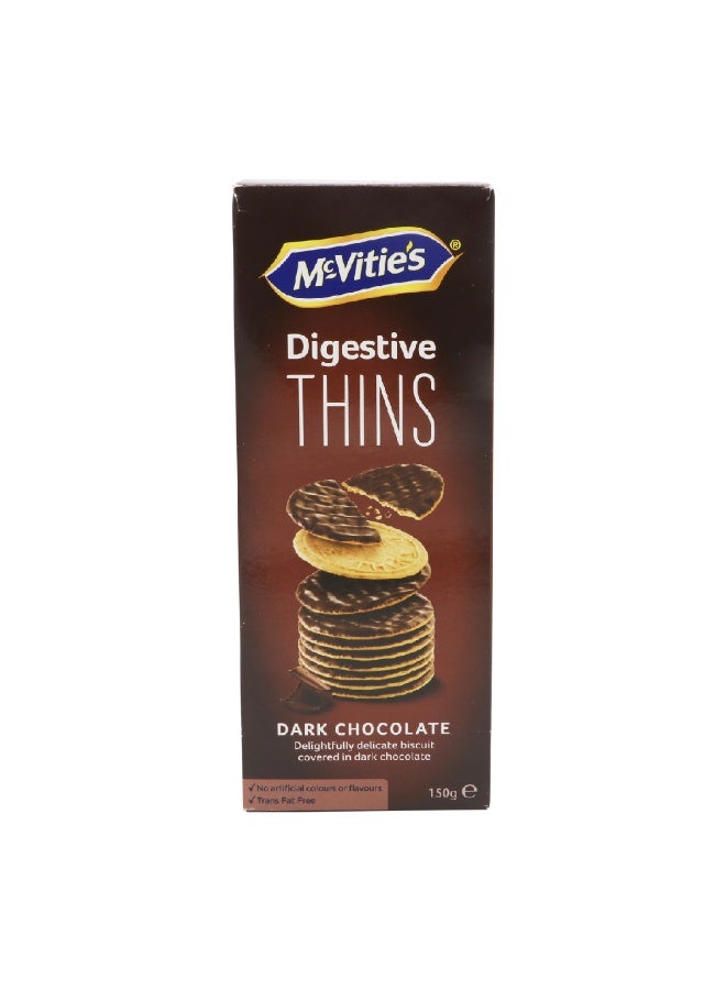 Digestive Thins Biscuits Covered In Dark Chocolate, 150g - pnsku/N25261686A/45/_/1734582316/21251314-f4cb-4188-bdc1-7b08a100175d