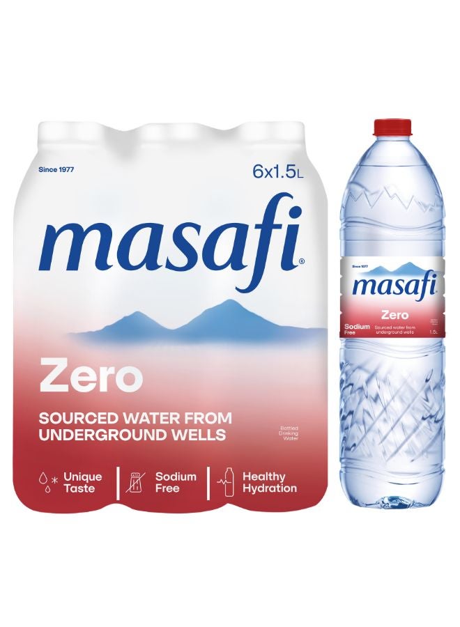 Zero Sodium Natural Water 1.5Liters Pack of 6