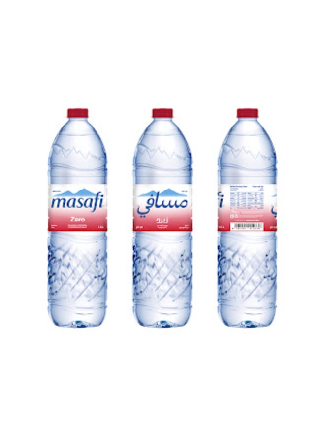 Masafi Zero Sodium Natural Water 1.5Liters Pack of 6 - Image 3