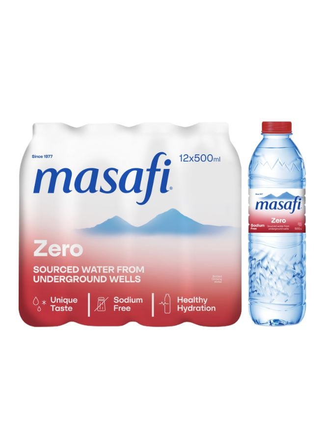 Zero Sodium Natural Water 500ml Pack of 12