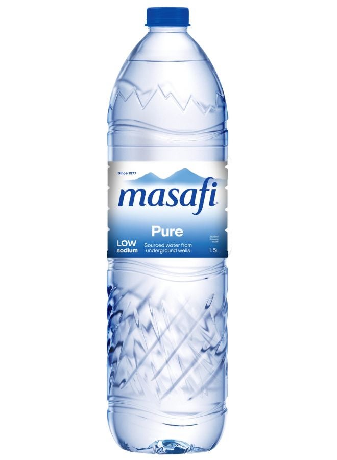 Masafi Pure Low Sodium Natural Water 1.5Liters Pack of 6  - Image 3