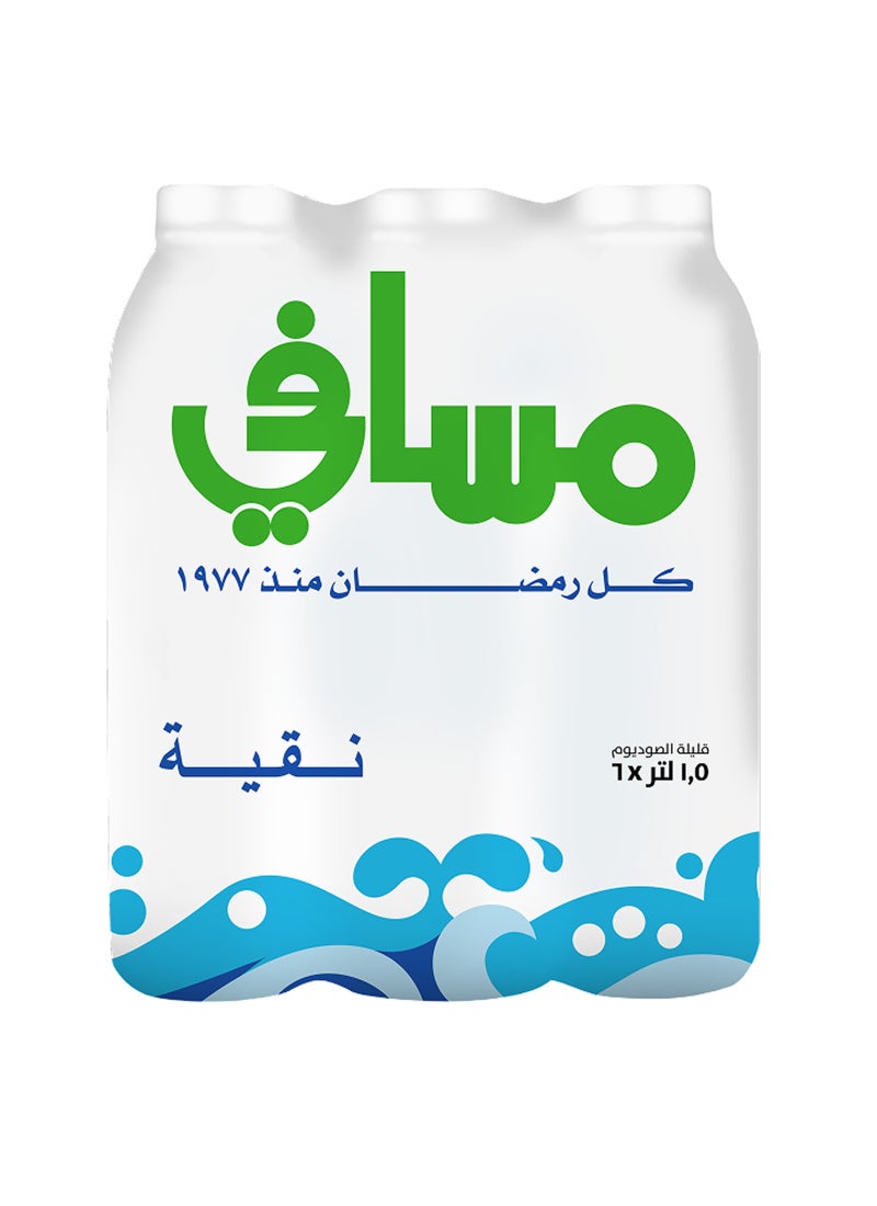 Masafi Pure Low Sodium Natural Water 1.5Liters Pack of 6 - Image 4