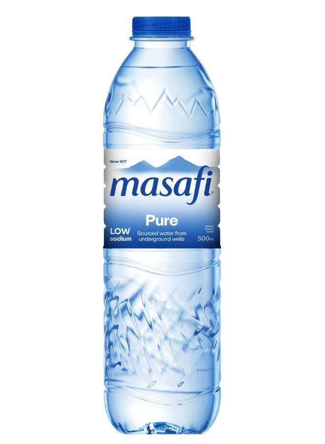 Masafi - Pure Low Sodium Natural Water 500ml Pack of 12 - Image 1