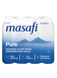 Pure Low Sodium Natural Water 500ml Pack of 12
