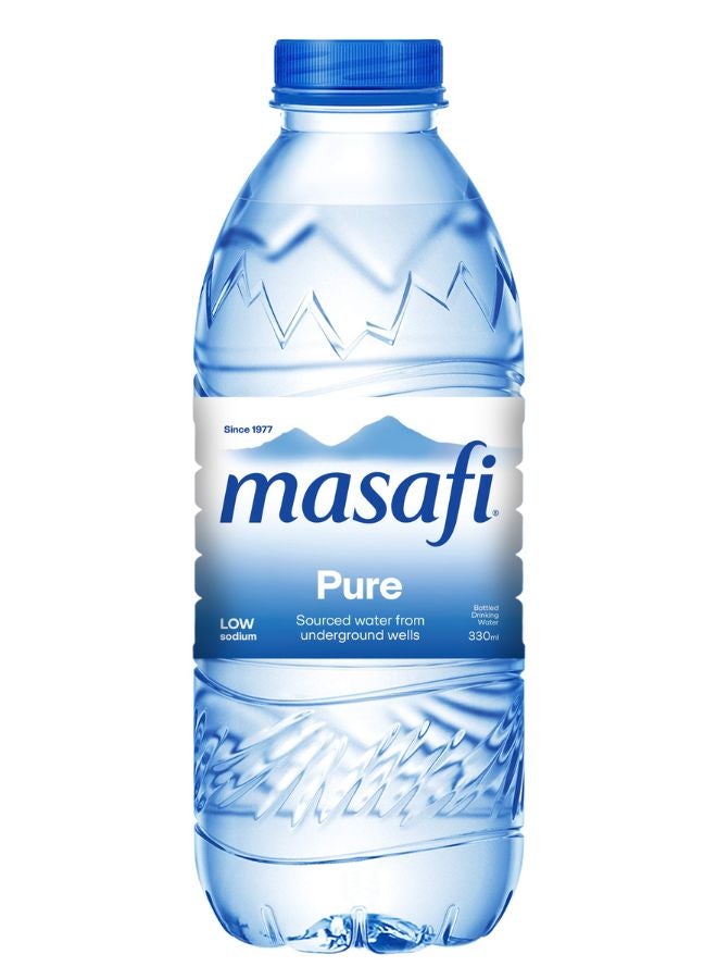 مسافي ماء طبيعي نقي منخفض الصوديوم 330ملليلتر عبوة من 12 قطعة - Image 3