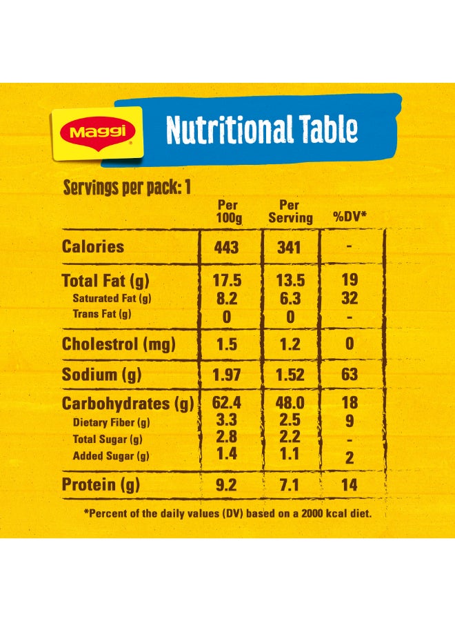 Maggi Chicken Flavoured Noodles 77grams Pack of 5 - Image 3