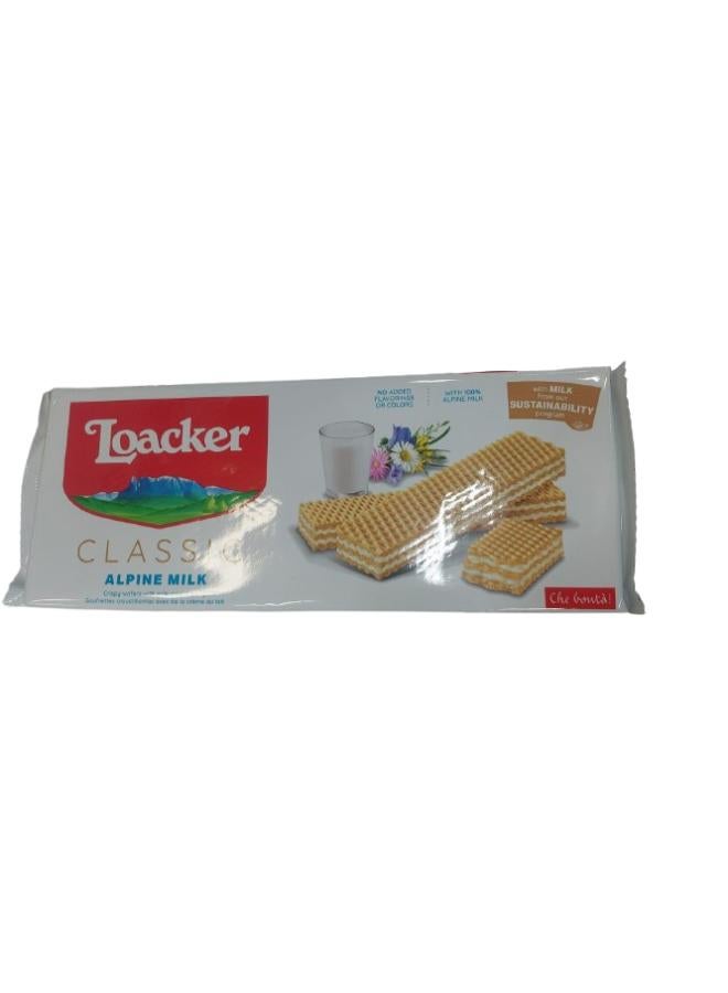 Loacker Classic Alpine Milk Crispy Wafers 175grams