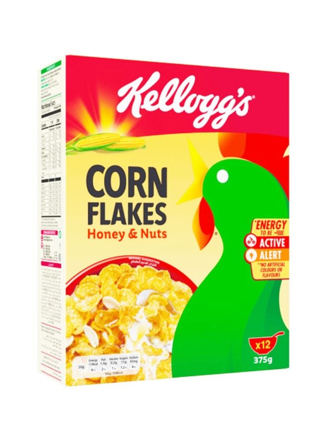 Kellogg's Honey And Nuts Corn Flakes 375grams  - Image 1
