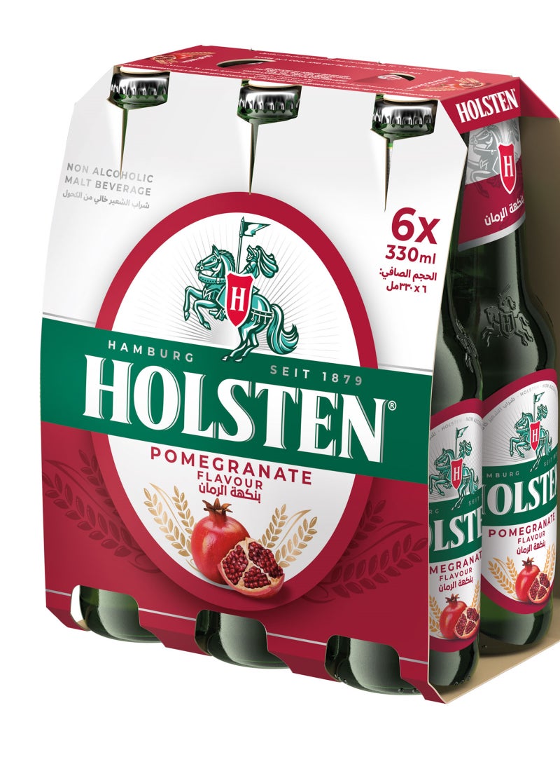 Holsten Pomegranate Flavor Drink 330ml Pack of 6 - Image 1