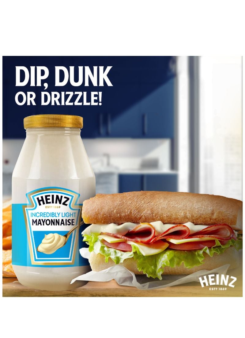 Heinz Incredibly Light Mayonnaise 940ml  - Image 4