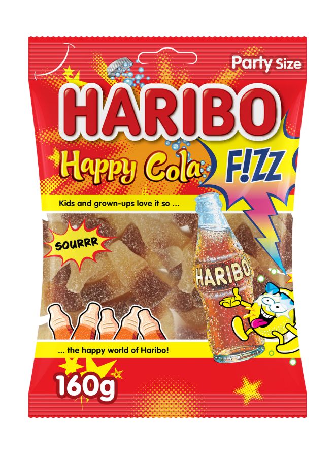 Haribo Fizz Jelly Cola 160grams - Image 1