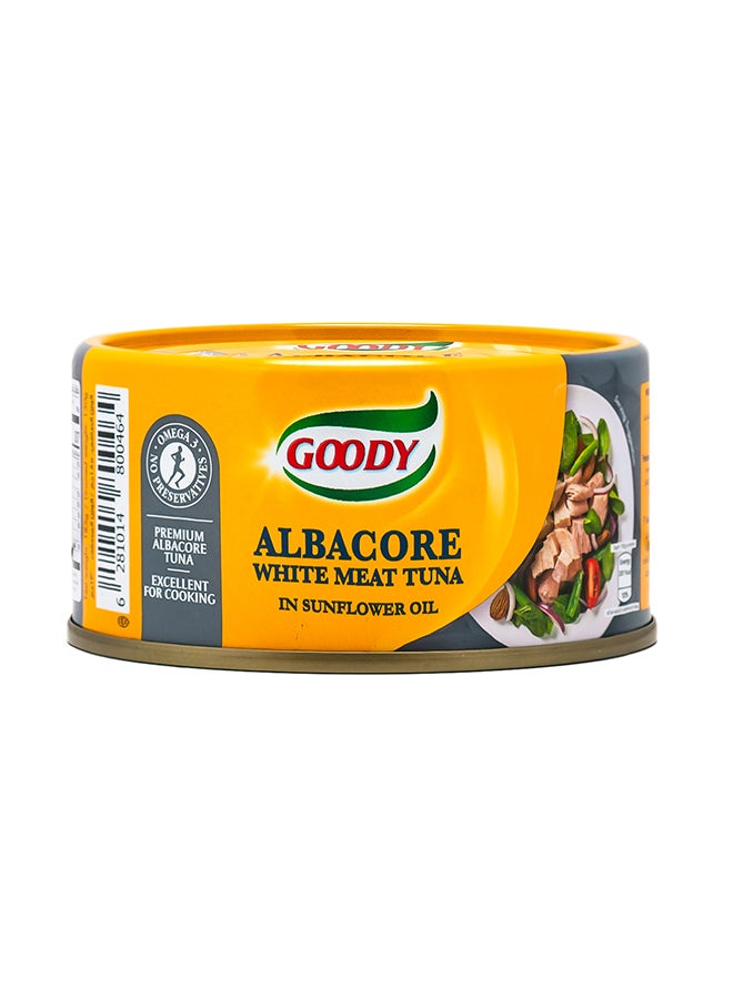 Goody Albacore White Meat Tuna In Sunflower Oil 185grams - Image 1