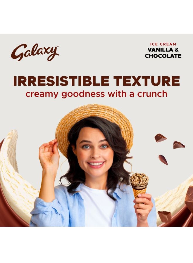 Galaxy - Ice Cream Cone Vanilla And Chocolate 110grams - Image 1