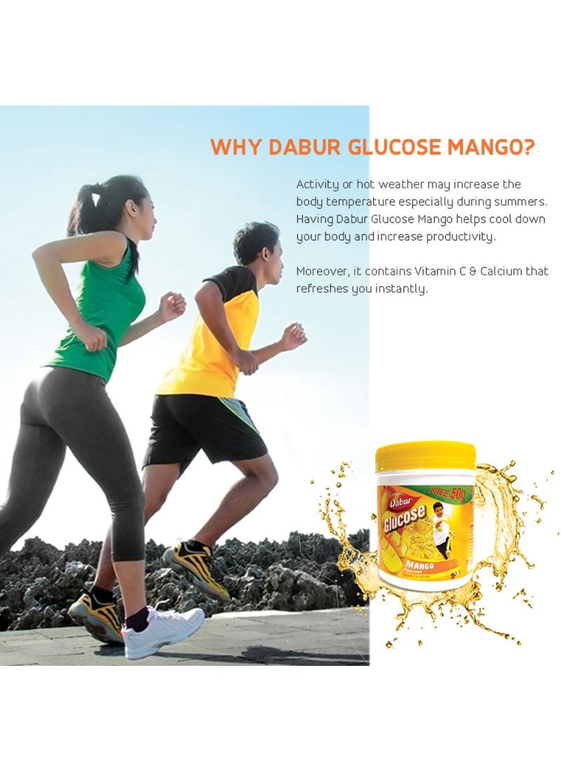 Dabur - Glucose Mango Juice Powder Mango 500grams - Image 1