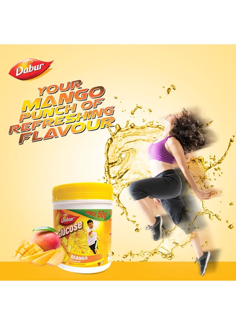 Dabur - Glucose Mango Juice Powder Mango 500grams - Image 1