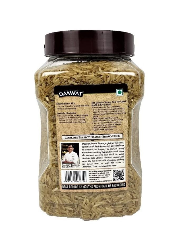 Daawat Brown Basmati Rice 1kg  - Image 2
