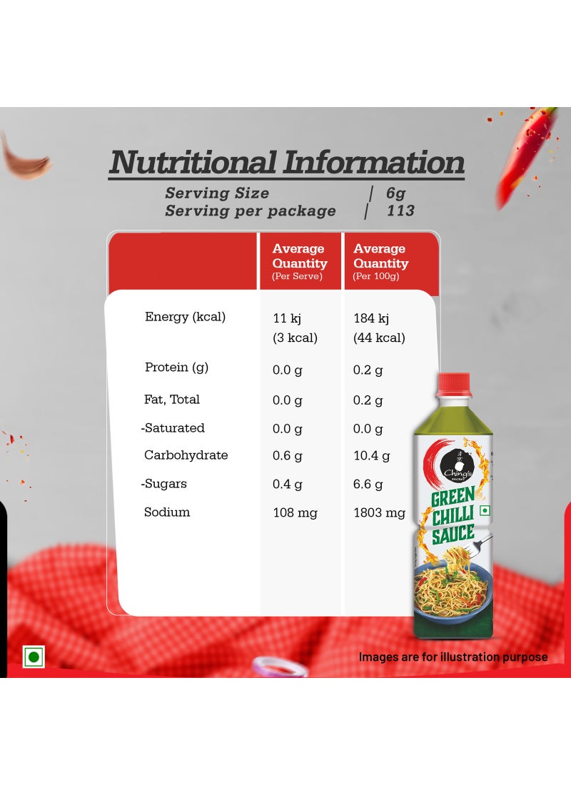 Ching's Secret Green Chili Sauce 680ml - Image 3
