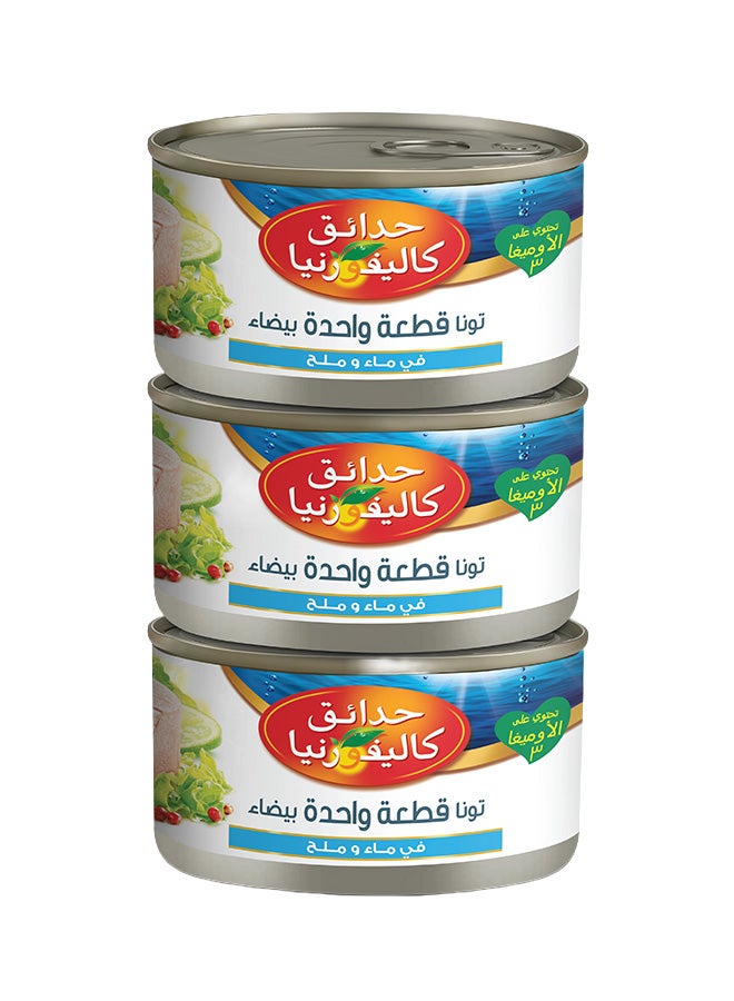 California Garden White Solid Tuna In Water And Salt 170grams Pack of 3  - Image 2