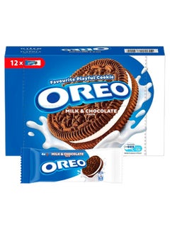 أوريو Milk and Chocolate , 36.8g × 12 Pack of 12  - Image 1
