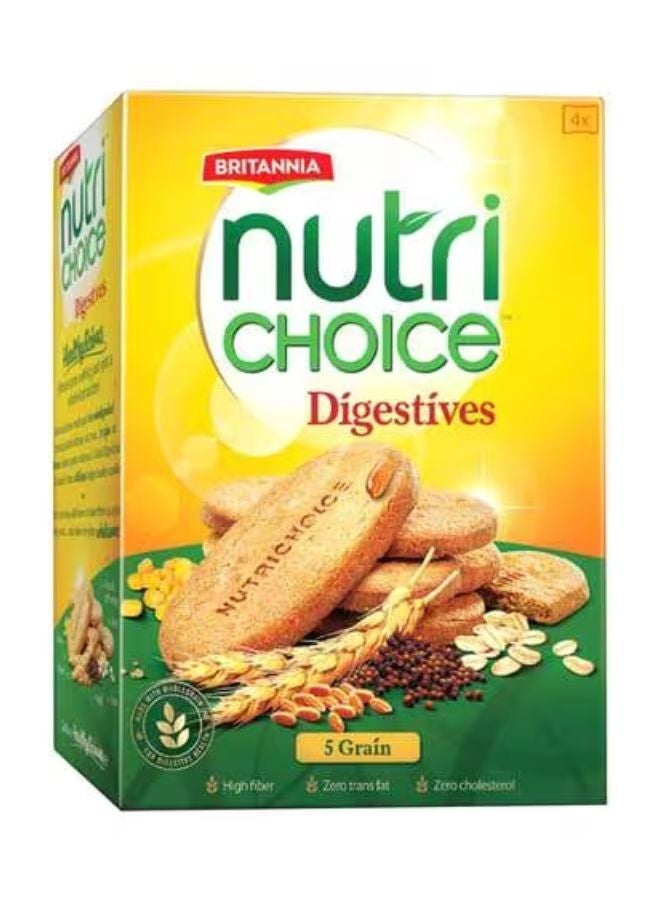 Britannia - Nutri Choice 5 Grain Biscuits 4 Pieces 200grams - Image 1