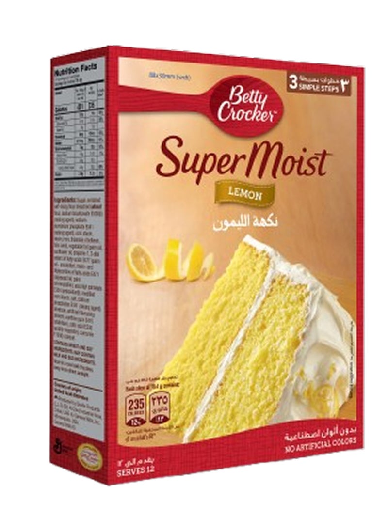 Betty Crocker Lemon Supermoist Cake Mix 500grams  - Image 1