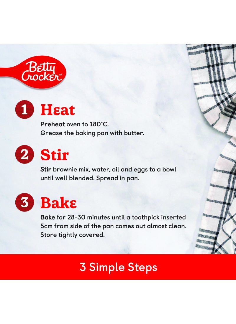 Betty Crocker Chocolate Chunk Brownie Mix 500grams  - Image 5