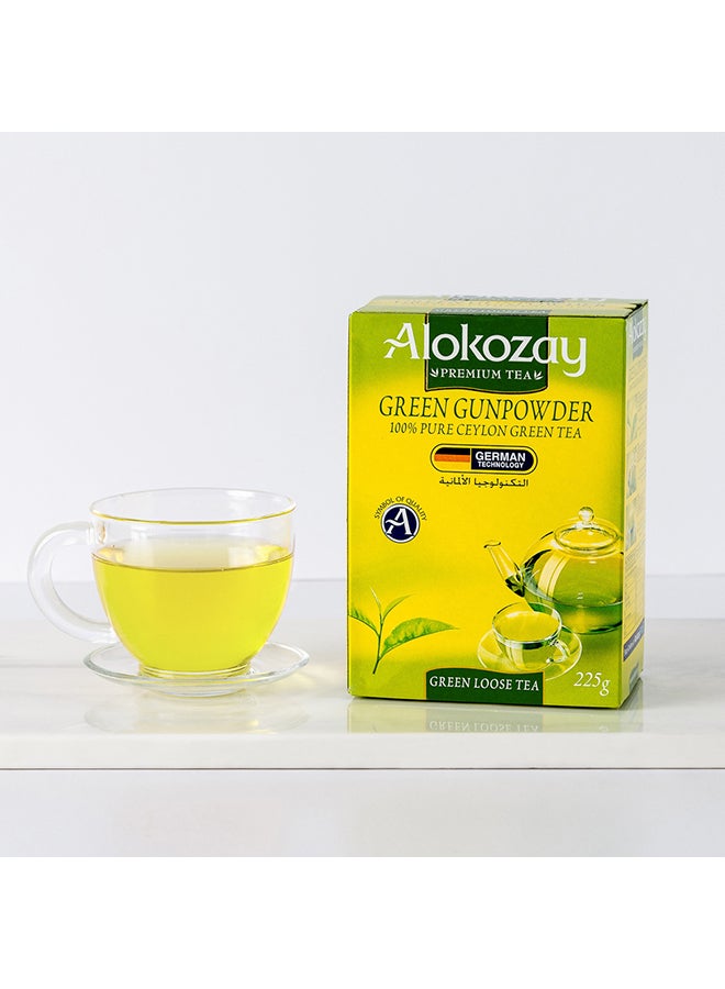 Alokozay - Green Gunpowder Loose Tea 225grams - Image 1
