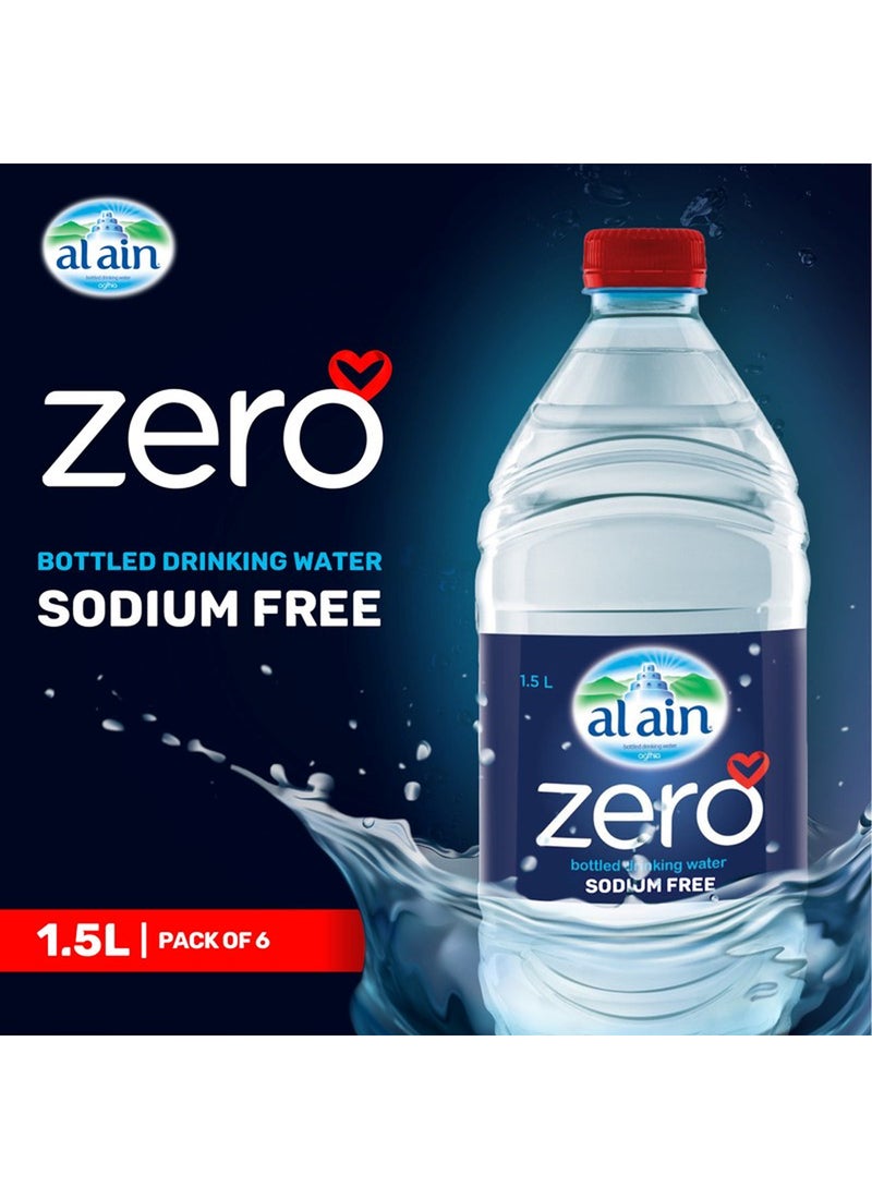 Zero Sodium Free Drinking Water 1.5Liters Pack of 6 - pnsku/N25264532A/45/_/1740408174/79d14eac-c596-49b9-84e8-d91522e8d0fe