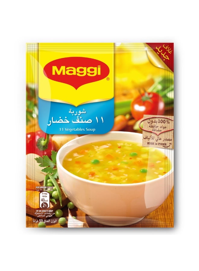 Maggi - 11 Vegetables Soup, 53 g - Image 1