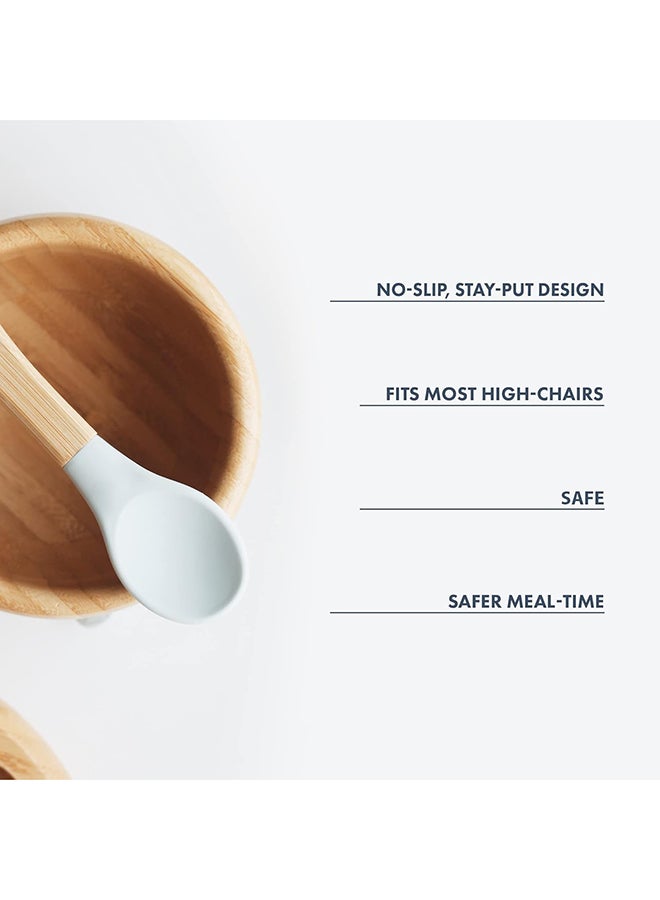 Avanchy Bamboo Suction Baby Bowl And Spoon Set - Image 5