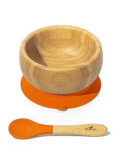Avanchy Bamboo Suction Baby Bowl And Spoon Set  - Image 1
