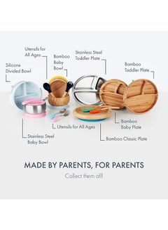 Avanchy Bamboo Suction Baby Bowl And Spoon Set  - Image 3