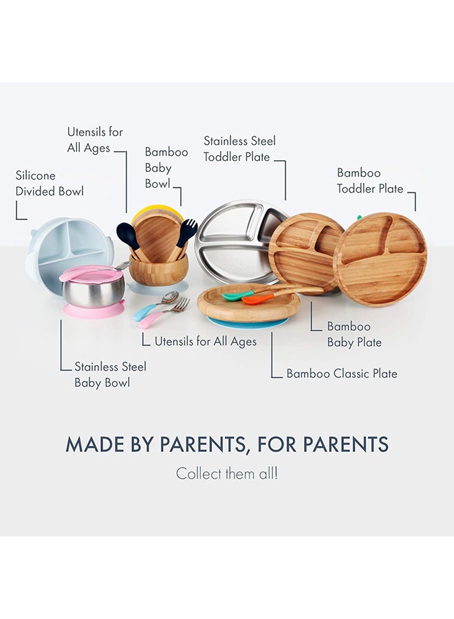 Avanchy Bamboo Suction Classic Plate Spoon Set - Image 3