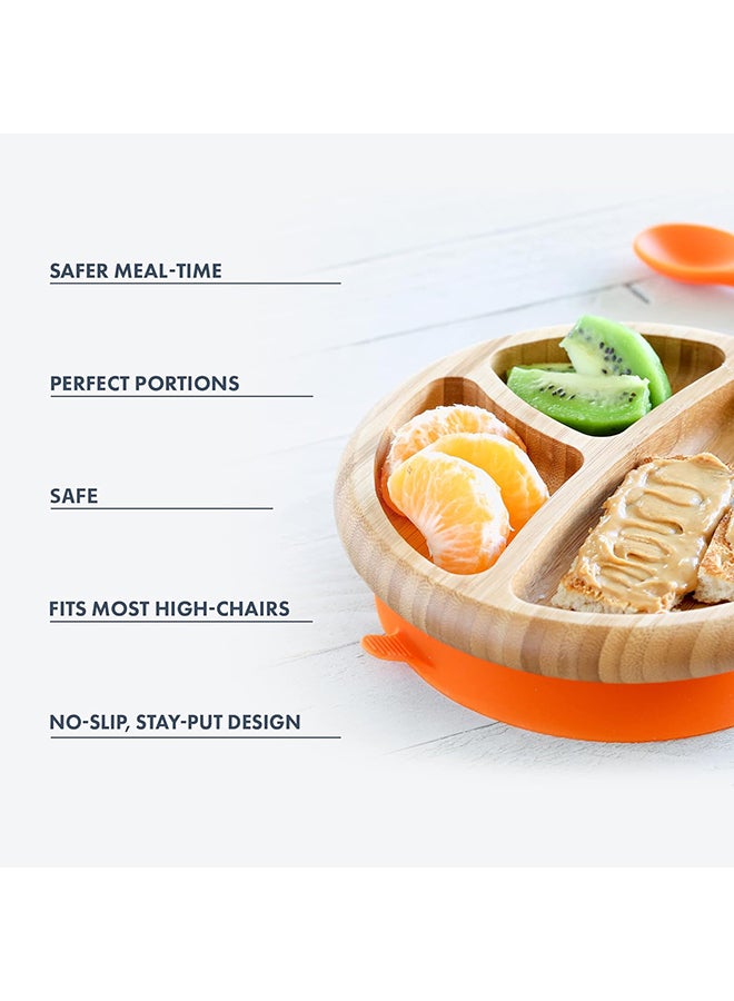 Bamboo Suction Classic Plate Spoon Set - pnsku/N25288716A/45/_/1717685087/3dfa1615-00e5-457e-99bc-5437078bf78b