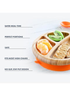 Avanchy Bamboo Suction Classic Plate Spoon Set  - Image 5