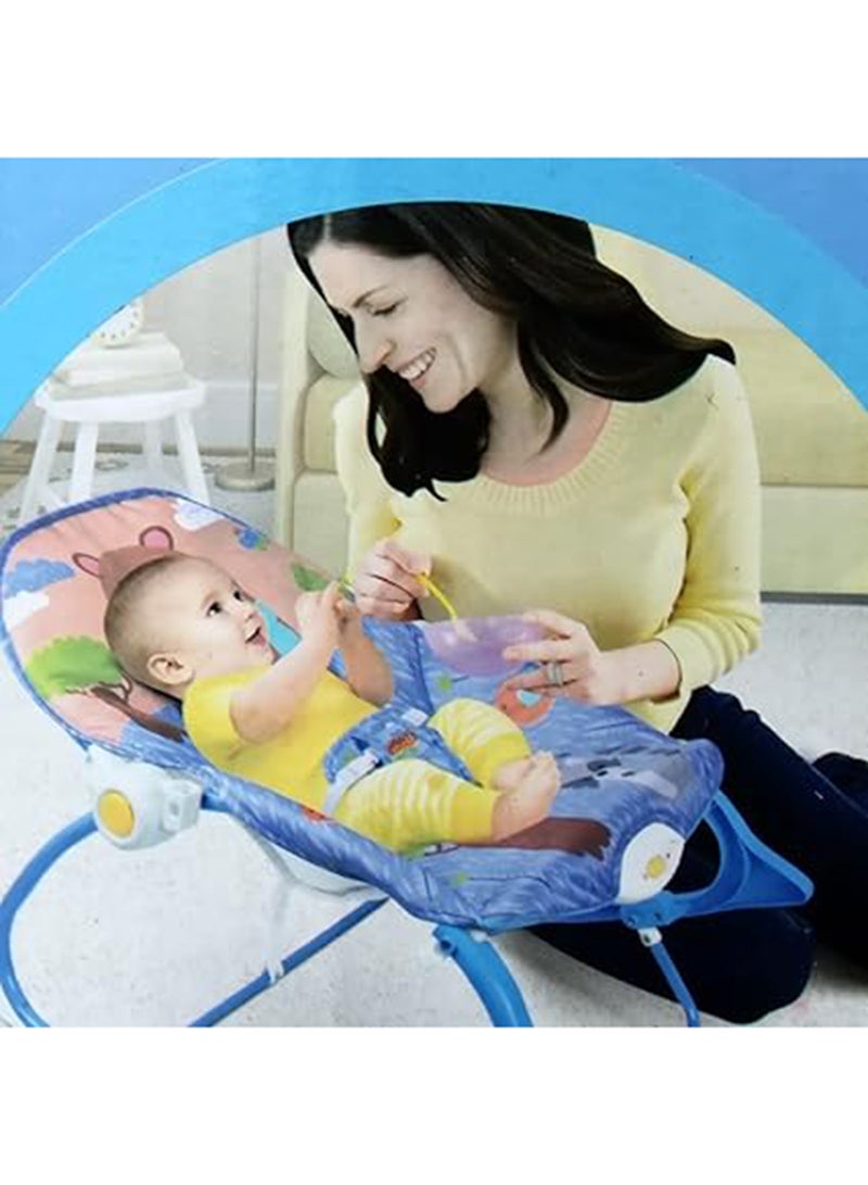 ibaby - Multifunctional Baby Music Rocking Chair Cradle Swing With Toys And Music Vibration, 0 - 12 Months - Image 1