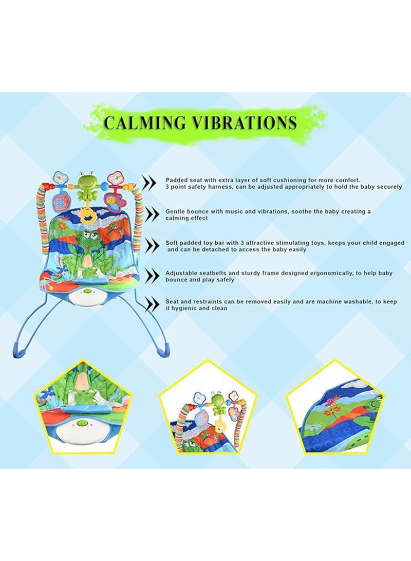 ibaby - Multifunctional Baby Music Rocking Chair Cradle Swing With Toys And Music Vibration, 0 - 12 Months - Image 1