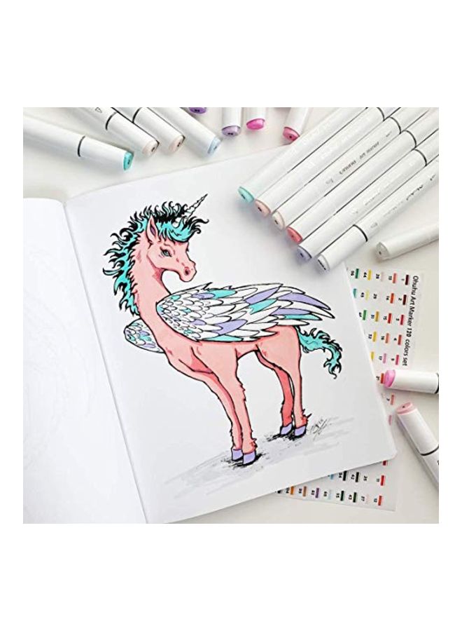 Ohuhu 40-Peice Permanent Marker Multicolour - Image 5