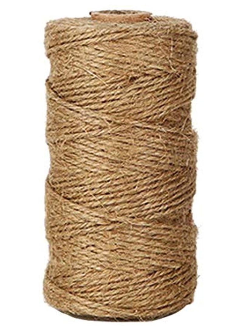 Awefrank Natural Jute Twine Brown 328feet - Image 1