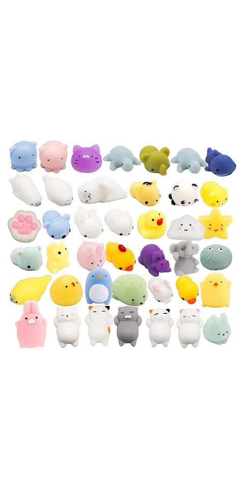40-Piece Unicorn Squishy Stress Relief Toy Set