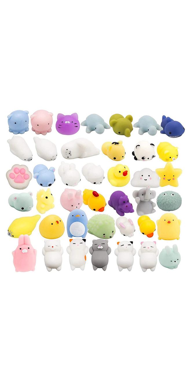 ONLYO 40-Piece Unicorn Squishy Stress Relief Toy Set - Image 1