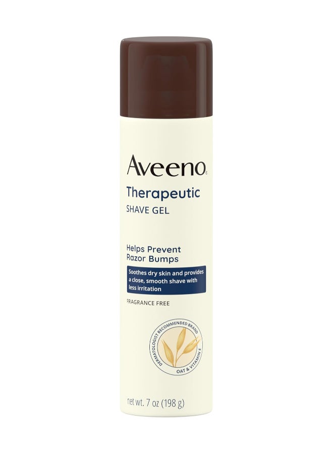 Aveeno - Therapeutic Shave Gel, Help Prevent Razor Bumps, 7 Oz 198grams - Image 1