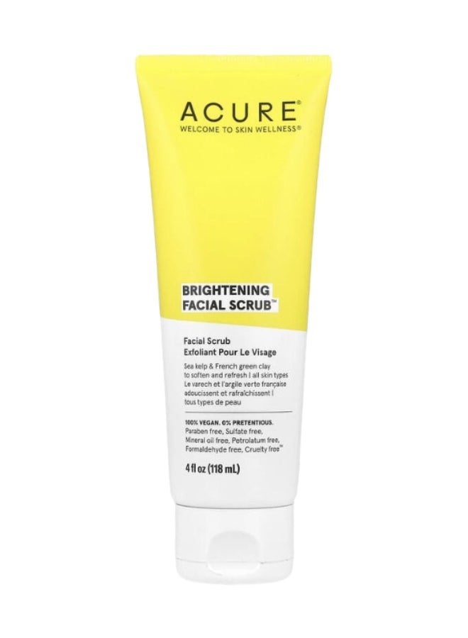Acure Brightening Facial Scrub 118ml  - Image 1