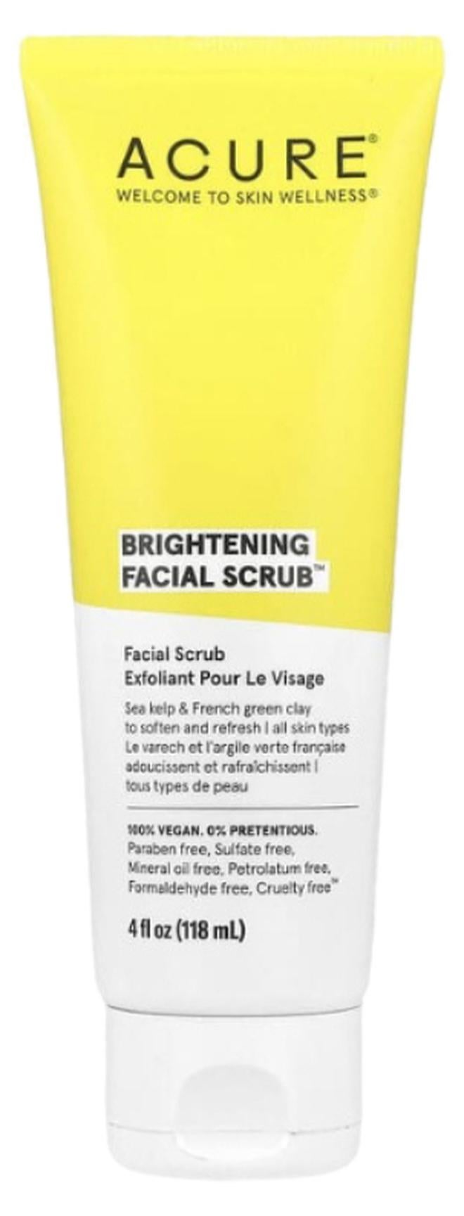 Acure Brightening Facial Scrub 118ml - Image 1