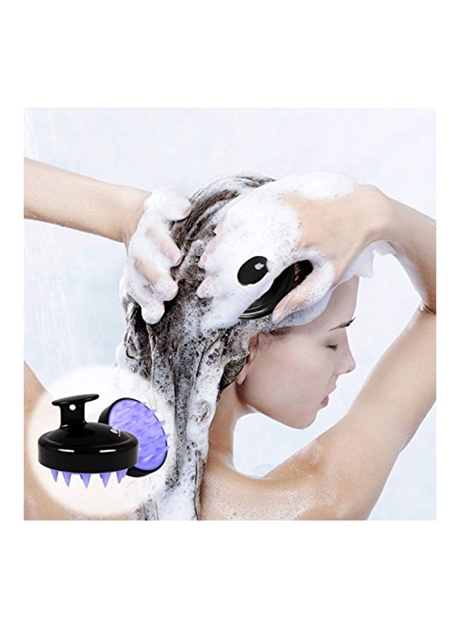 Heeta Hair Scalp Massager Shampoo Brush Black - Image 5