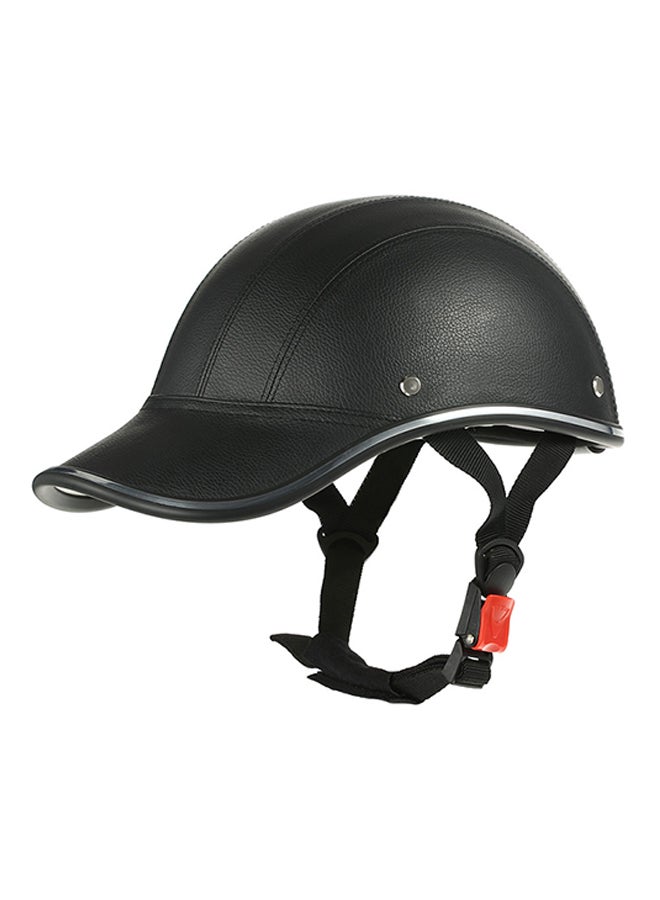 Cap Style Half Face Motorcycle Helmet - Image 1