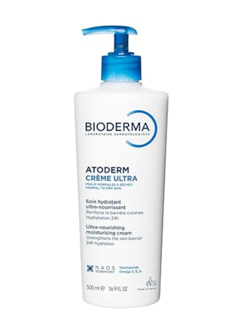 Bioderma Atoderm Ultra Nourishing Cream - Packaging May Vary White 500ml - Image 1