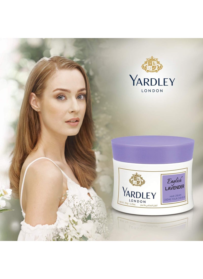 ياردلي كريم الشعر لندن باللافندر الإنجليزي 150جرام - Image 2